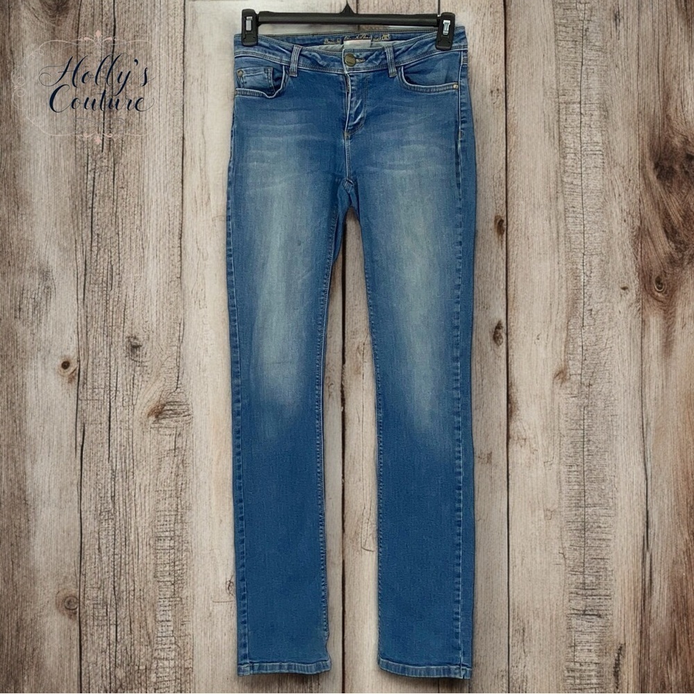 Street One Faded Mid-Rise Skinny Blue Jeans Size 27